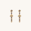 Truth Seeker - Evil Eye Lapis Hoop Earrings