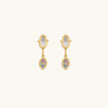 Boundless Joy Hamsa & Evil Eye Mother of Pearl Earrings