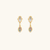 Boundless Joy Hamsa & Evil Eye Mother of Pearl Earrings