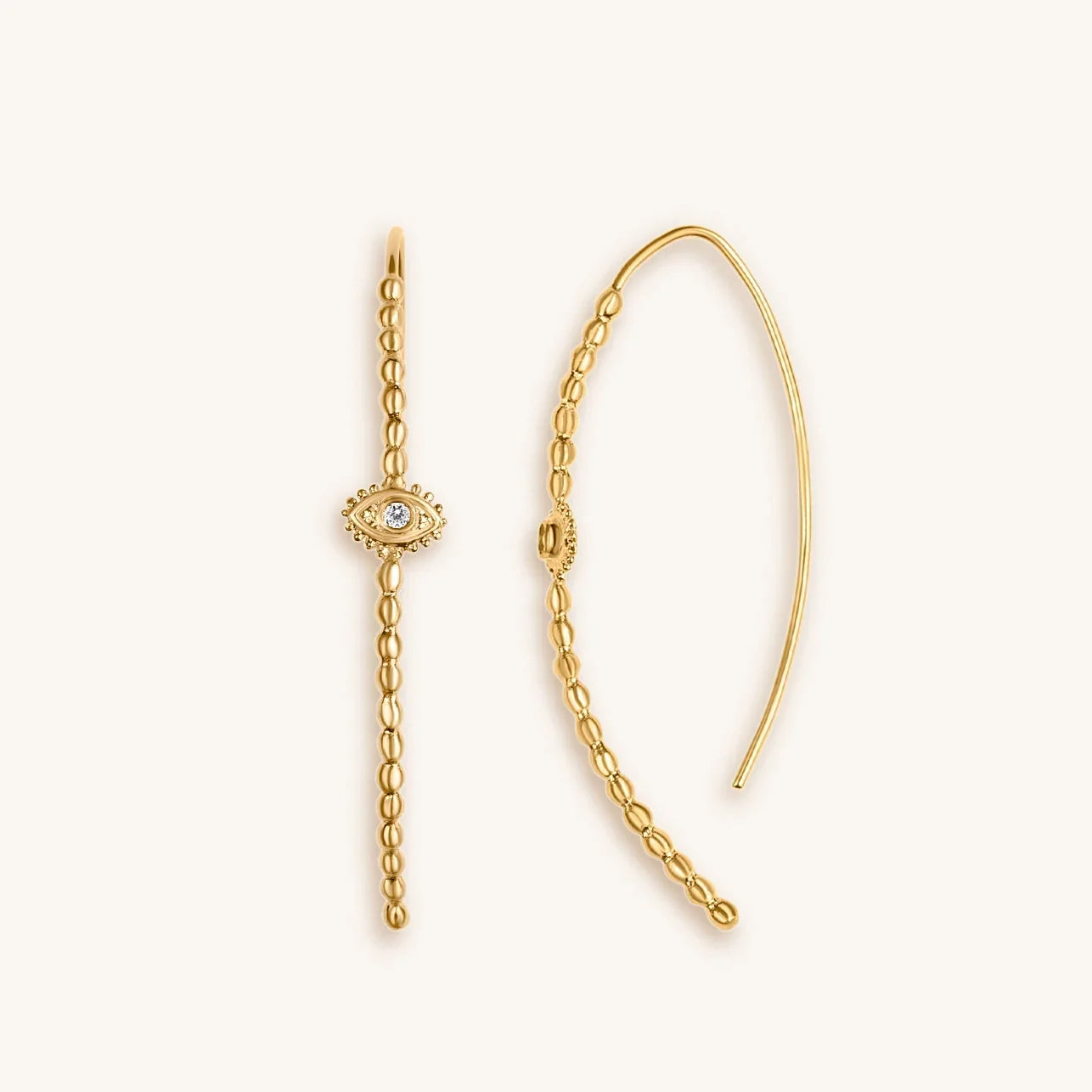 Divine Protection - Evil Eye Hoop Earrings