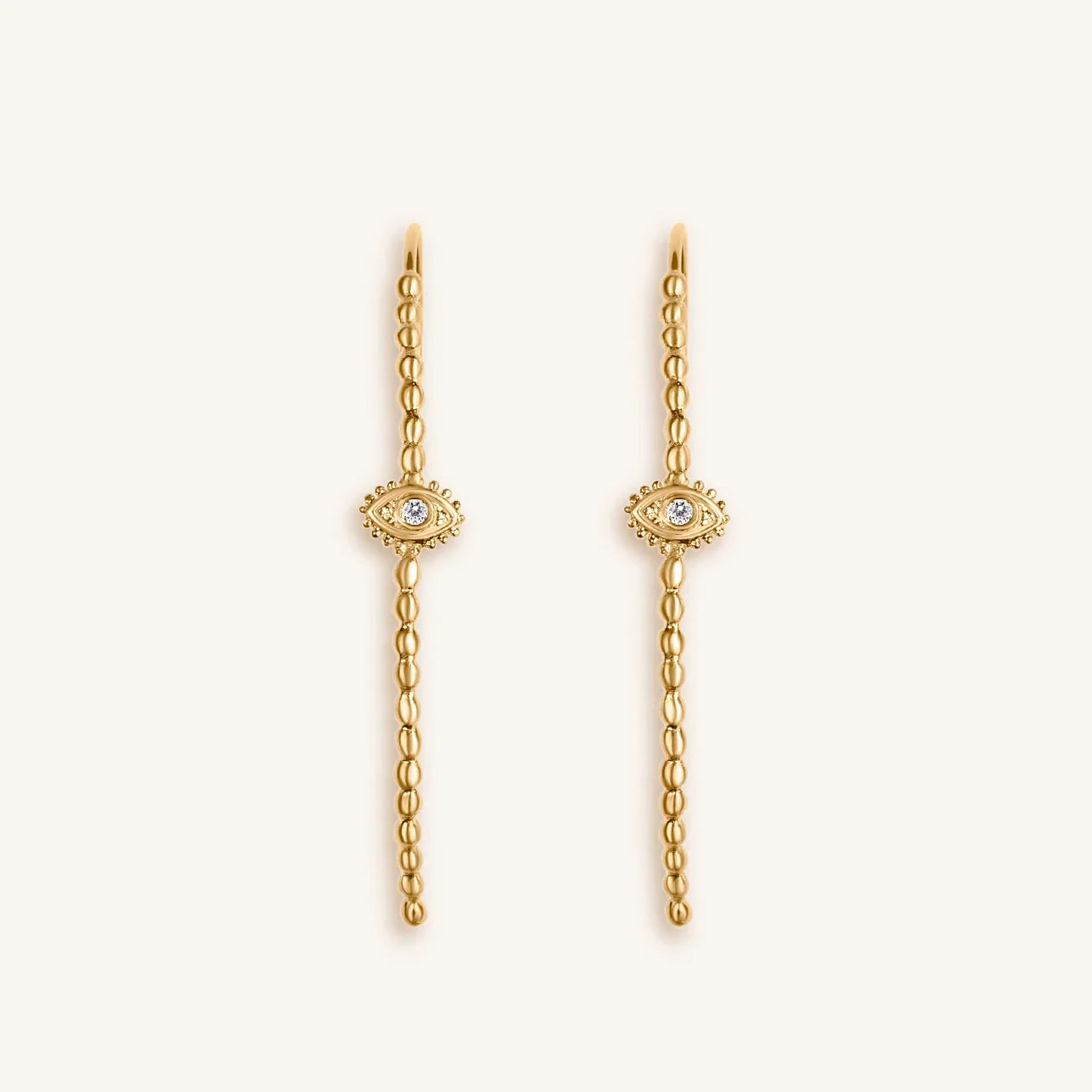 Divine Protection - Evil Eye Hoop Earrings