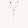 Whisper of Truth - Evil Eye Lapis Lazuli Rosary Necklace