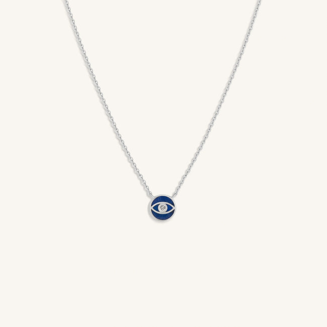 Universal Vibrations Lapis Lazuli Evil Eye Necklace