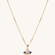 Radiant Happiness Evil Eye Pendant Necklace