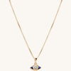 Radiant Happiness Evil Eye Pendant Necklace
