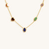 Sublime Beauty Multi-Symbol & Multi-Gemstone Necklace