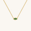 Future Visions Evil Eye Malachite Gold Necklace