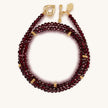 Spirit of Love Garnet Stone Wrap Bracelet