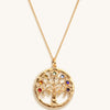 Mindful Alignment - Chakra Tree Of Life Charm Necklace