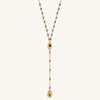 Spiritual Resilience Gold Plated Rosary Necklace