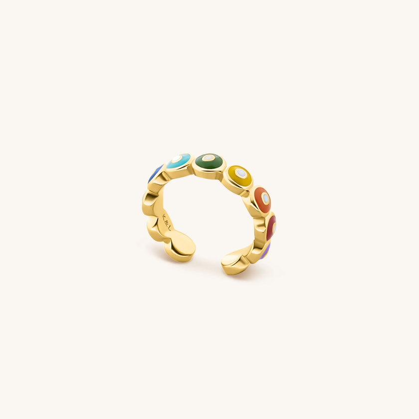 Vivid Personality - Chakra Evil Eye Ring