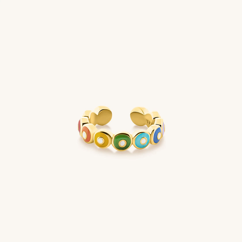 Vivid Personality - Chakra Evil Eye Ring