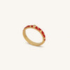Infinite Affection Gold Hearts Ring