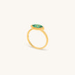 Kaleidoscope Soul Evil Eye Malachite Gold Ring