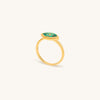 Kaleidoscope Soul Evil Eye Malachite Gold Ring