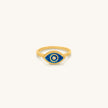 Prophetic Soul Lab Blue Opal Evil Eye Ring