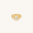 Success Enhancer Evil Eye Mother of Pearl Ring