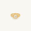 Success Enhancer Evil Eye Mother of Pearl Ring