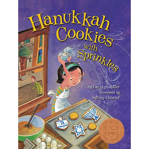 Hanukkah Cookies with Sprinkles