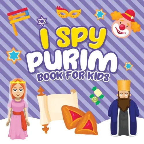 I Spy Purim Book for Kids: A Fun Guessing Game Book for Little Kids Ages 2-5 and all ages