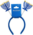 Springy Headband with Felt Menorah