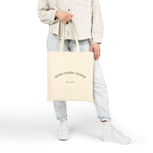 Bubbe Cotton Canvas Tote