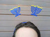 Springy Headband with Felt Menorah