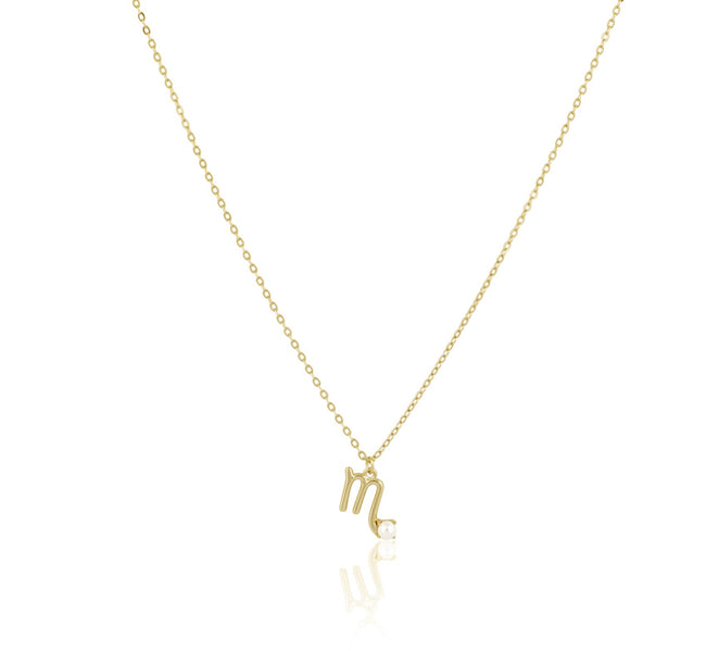 Zodiac Pearl Necklace