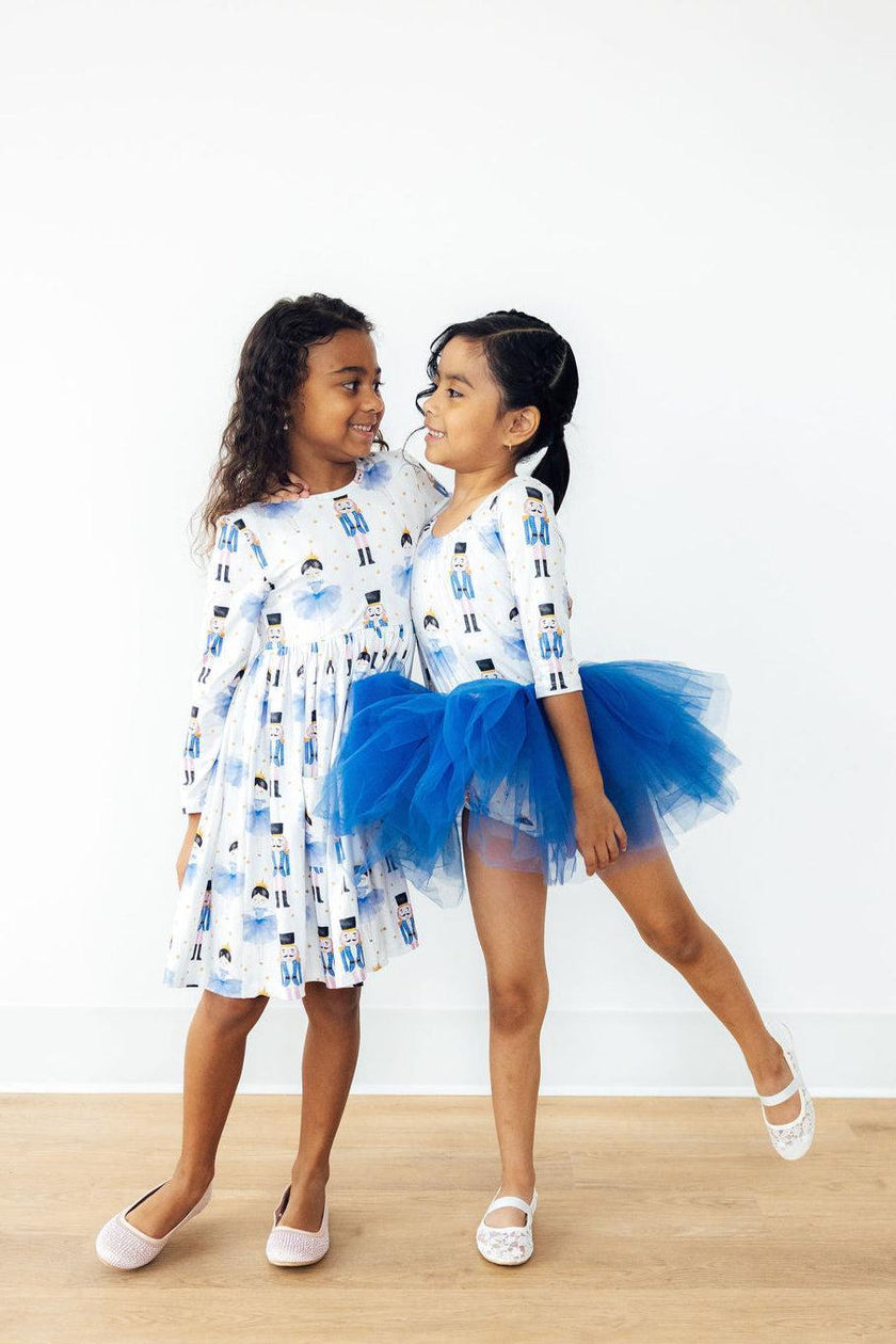 Waltz of the Snowflakes L/S Pocket Twirl Dress