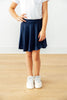 Navy Twirl Skort