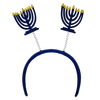 Springy Headband with Felt Menorah
