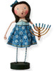 Nora's Menorah Hanukkah Figurine by Lori Mitchell