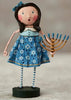 Nora's Menorah Hanukkah Figurine by Lori Mitchell