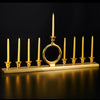 O Menorah Candleholder Gold