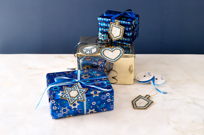 Peace, Love, Dreidel Ornament Set