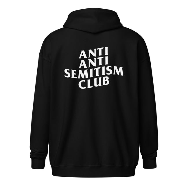 Anti-Antisemitism Club Unisex Full-Zip Hoodie