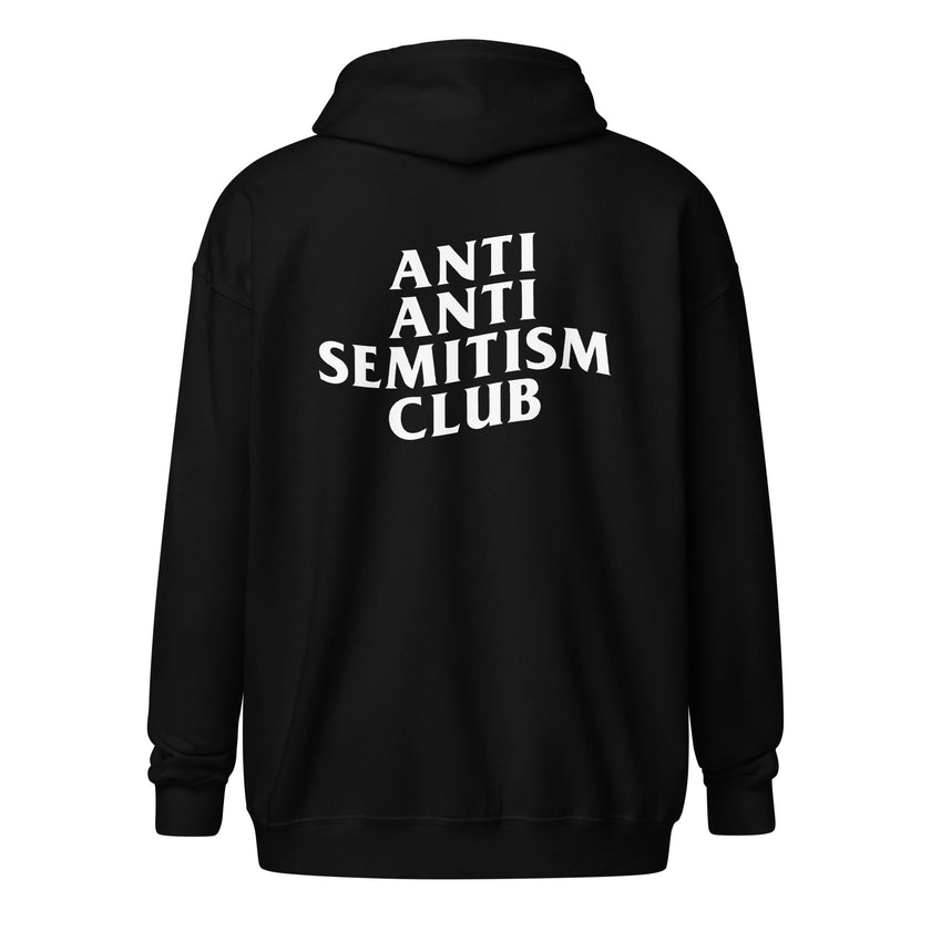 Anti-Antisemitism Club Unisex Full-Zip Hoodie