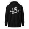 Anti-Antisemitism Club Unisex Full-Zip Hoodie
