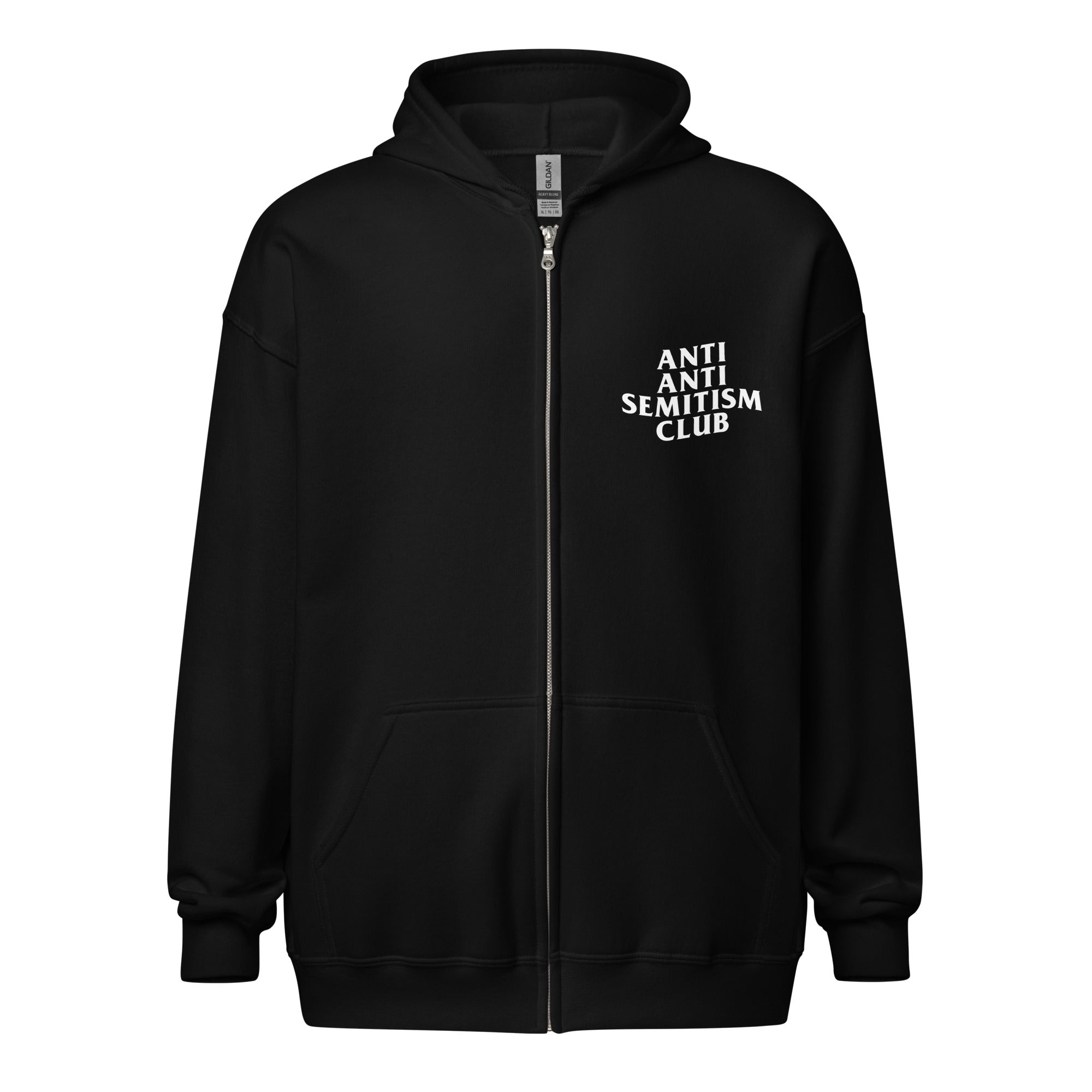 Anti-Antisemitism Club Unisex Full-Zip Hoodie