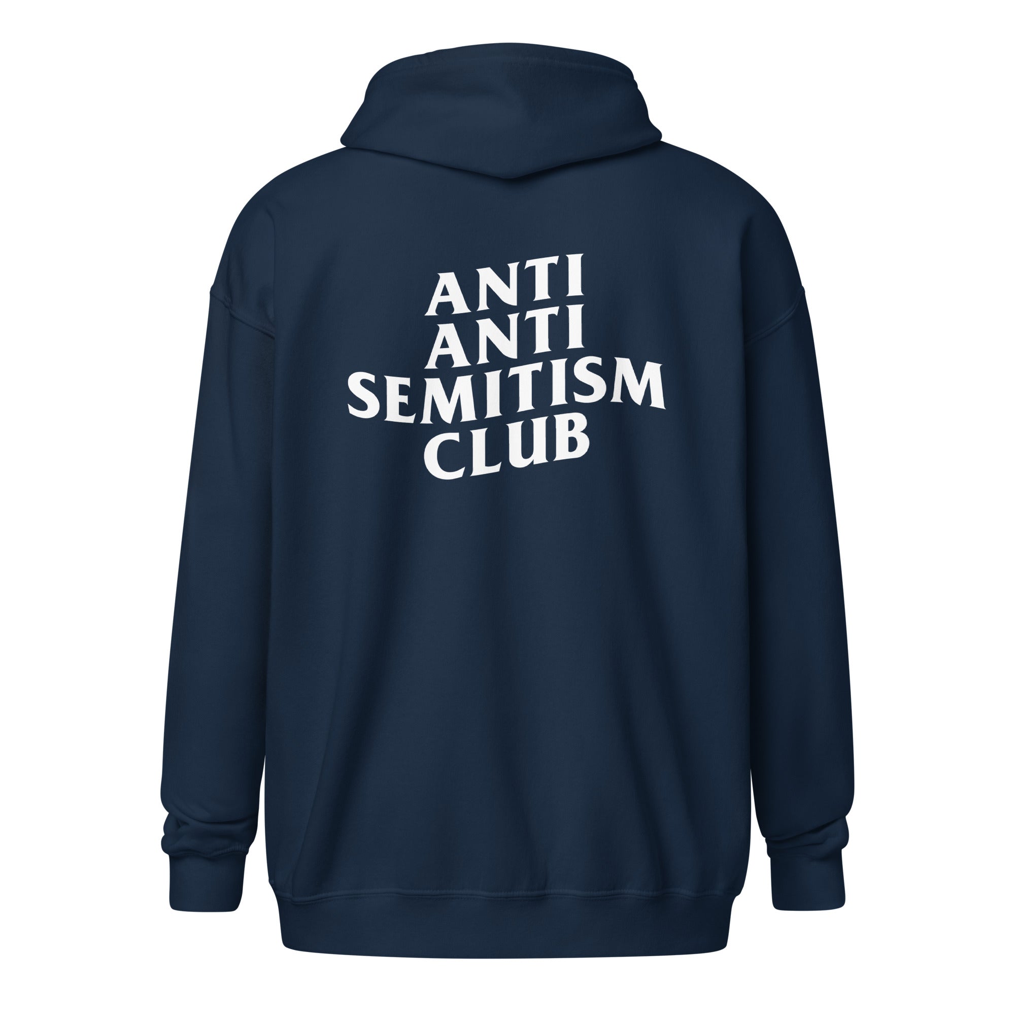 Anti-Antisemitism Club Unisex Full-Zip Hoodie