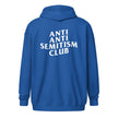 Anti-Antisemitism Club Unisex Full-Zip Hoodie