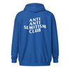 Anti-Antisemitism Club Unisex Full-Zip Hoodie