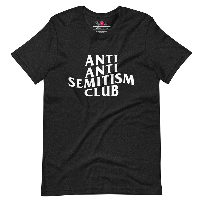 Anti-Antisemitism Club Unisex Short Sleeve Tee