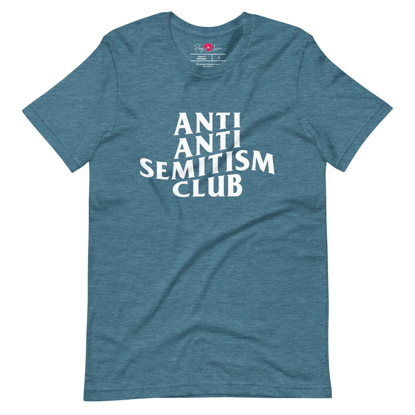 Anti-Antisemitism Club Unisex Short Sleeve Tee