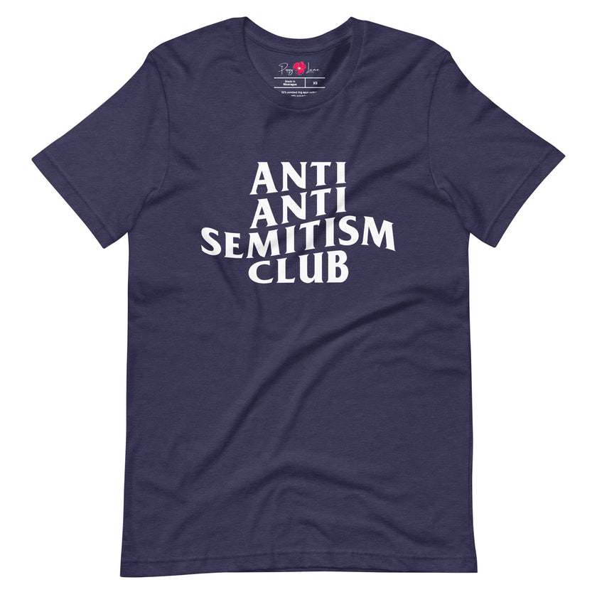Anti-Antisemitism Club Unisex Short Sleeve Tee