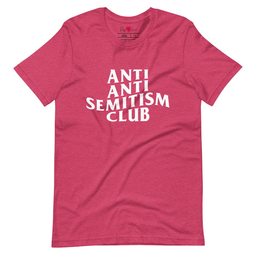Anti-Antisemitism Club Unisex Short Sleeve Tee