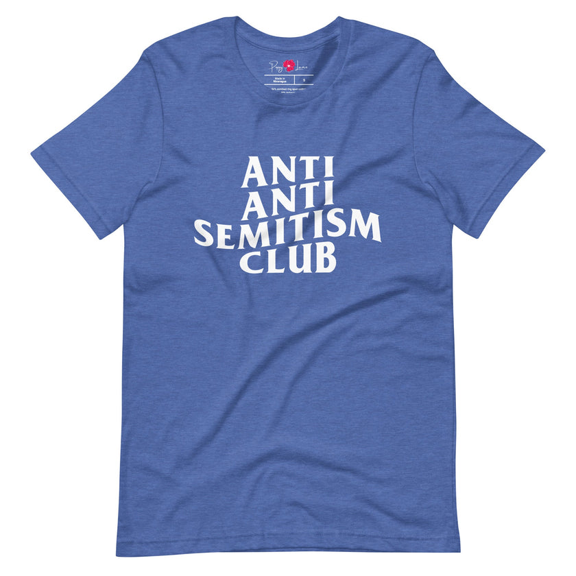 Anti-Antisemitism Club Unisex Short Sleeve Tee
