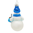 Noble Gems Glass Hanukkah Snowman Ornament