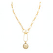 Zoe Lion Medallion Lariat